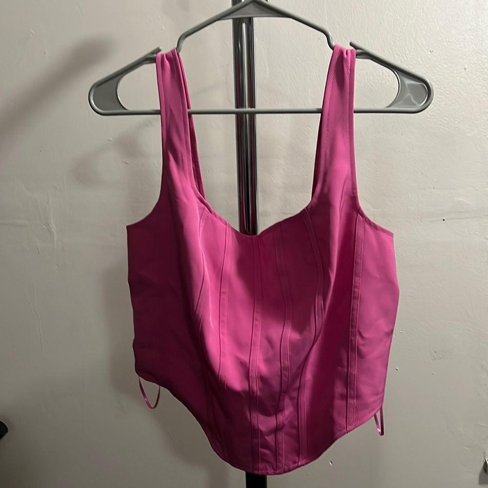 Pink corset